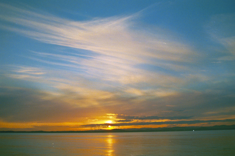 Sunset Over Vancouver Island